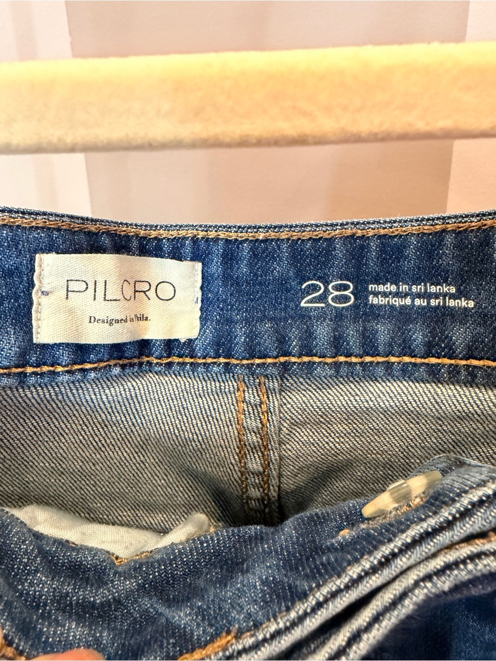 Anthropologie is Pilcro Emory Pleated Wide-Leg Cuffed Jeans in Medium Blue - Picture 6 of 8
